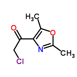 2-Chloro-1-(2,5-dimethyl-1,3-oxazol-4-yl)ethanone Structure