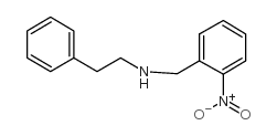 N-[(2-nitrophenyl)methyl]-2-phenylethanamine结构式