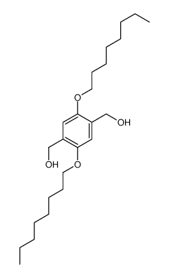 [4-(hydroxymethyl)-2,5-dioctoxyphenyl]methanol Structure