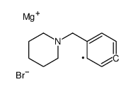 [4-(1-哌啶甲基)苯基]溴化镁结构式
