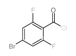 4-Bromo-2,6-difluorobenzoyl chloride Structure