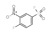 4-氟-3-硝基苯磺酰氟结构式