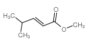 4-甲基-2-戊酸甲酯结构式