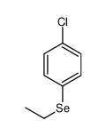 1-chloro-4-ethylselanylbenzene结构式