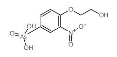[4-(2-hydroxyethoxy)-3-nitro-phenyl]arsonic acid Structure