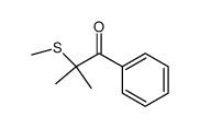 2-Methyl-2-methylthio-1-phenyl-1-propanone Structure