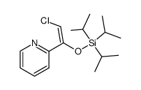 2-[1-tri-isopropylsilyloxy-2-chloro-vinyl]-pyridine Structure