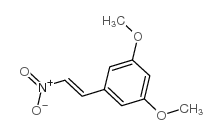 1,3-二甲氧基-5-(2-硝基乙烯基)苯结构式