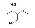 aminoacetaldehyde dimethyl acetal hydrochloride结构式