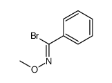 N-methoxybenzenecarboximidoyl bromide结构式