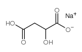 Sodium hydrogen DL-malate Structure