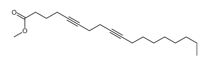 methyl octadeca-5,9-diynoate Structure