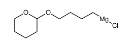4-[(tetrahydropyran-2-yl)oxy]butylmagnesium chloride结构式