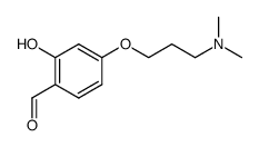 4-(3-dimethylamino-propoxy)-2-hydroxy-benzaldehyde Structure