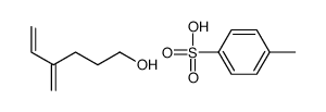 4-methylbenzenesulfonic acid,4-methylidenehex-5-en-1-ol Structure