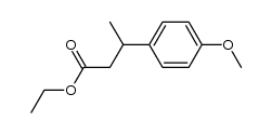 (+/-)-ethyl 3-(4-methoxyphenyl)butanoate Structure