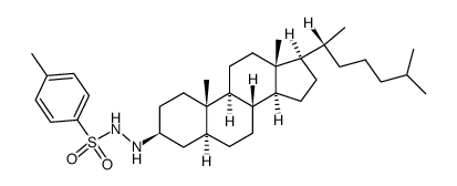 N-3Β-cholestanyl-N'-tosylhydrazine Structure