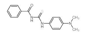 Benzamide, N-(((4-(dimethylamino)phenyl)amino)thioxomethyl)- (9CI)结构式