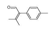 3-Methyl-2-p-tolyl-but-2-enal Structure
