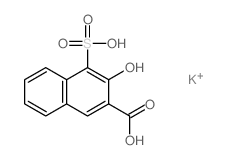 2-Naphthalenecarboxylicacid, 3-hydroxy-4-sulfo-, potassium salt (1:1) picture