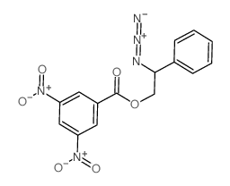 Benzeneethanol, b-azido-, 1-(3,5-dinitrobenzoate)结构式
