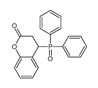 4-diphenylphosphoryl-3,4-dihydrochromen-2-one结构式
