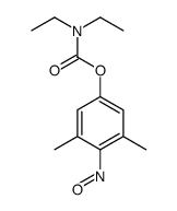 N,N-Diethylcarbamic acid 4-nitroso-3,5-xylyl ester结构式