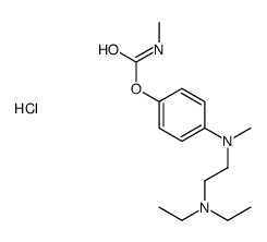 diethyl-[2-[N-methyl-4-(methylcarbamoyloxy)anilino]ethyl]azanium,chloride Structure
