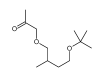 1-[2-methyl-4-[(2-methylpropan-2-yl)oxy]butoxy]propan-2-one Structure