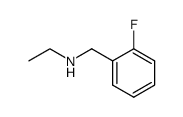 N-(2-氟苄基)乙胺结构式