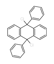 Anthracene,9,10-dichloro-9,10-dihydro-9,10-diphenyl- Structure