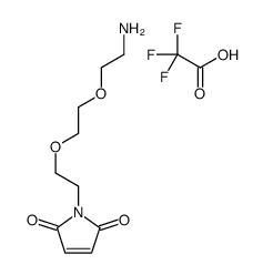 Mal-PEG2-NH2 TFA结构式