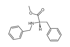methyl N-benzyl-L-phenylalaninate结构式