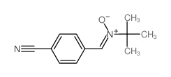 (4-cyanophenyl)methylidene-oxido-tert-butyl-azanium Structure