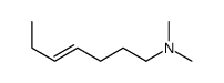 N,N-dimethylhept-4-en-1-amine结构式