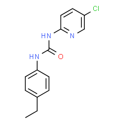 N-(5-chloropyridin-2-yl)-N'-(4-ethylphenyl)urea Structure