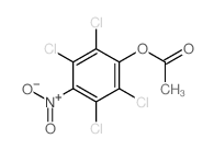 Phenol,2,3,5,6-tetrachloro-4-nitro-, acetate (ester) (9CI)结构式