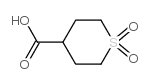 四氢-2H-硫代吡喃-4-羧酸-1,1-二氧化物图片