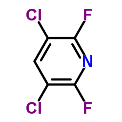 3,5-二氯-2,6-二氟吡啶结构式