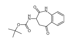 3-(S)-t-butyloxycarbonylamino-2,3,4,5-tetrahydro-1H-[1]benzazepin-2,5-dione Structure