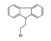 9-(2-bromoethyl)-9H-carbazole Structure