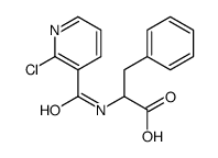 N-[(2-Chloro-3-pyridinyl)carbonyl]phenylalanine Structure
