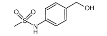 N-(4-(羟甲基)苯基)甲磺酰胺结构式