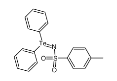 N-(p-tolylsulfonyl)diphenyltellurimide Structure