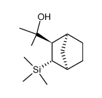 2-endo-(2-hydroxypropan-2-yl)-3-exo-trimethylsilylbicyclo[2.2.1]heptane结构式