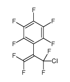 1-(3-chloro-1,1,3,3-tetrafluoroprop-1-en-2-yl)-2,3,4,5,6-pentafluorobenzene结构式