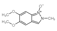 2H-Indazole,5,6-dimethoxy-2-methyl-,1-oxide(9CI)结构式