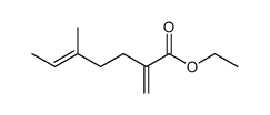 ethyl (E)-5-methyl-2-methylenehept-5-enoate结构式