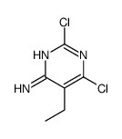 2,6-二氯-5-乙基-4-氨基嘧啶结构式