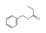 Acetic acid, iodo-, phenylmethyl ester Structure